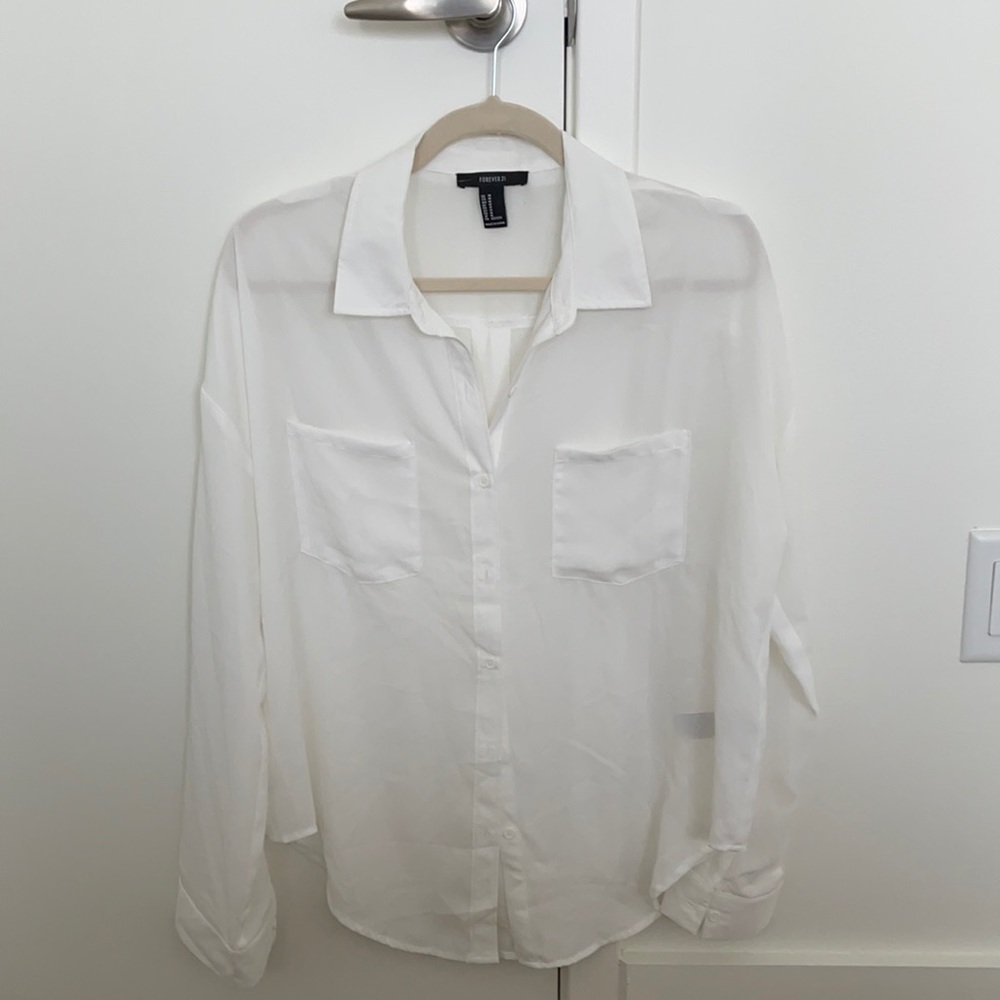 White Button-down Shirt